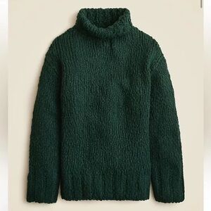 Beautiful Green oversized turtleneck sweater